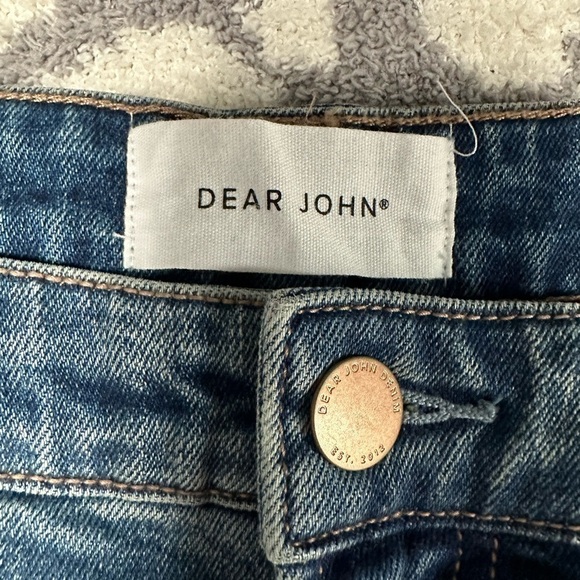 DEAR JOHN Jodi Super High Rise Straight Jeans, Size 31 (v) - Picture 8 of 11
